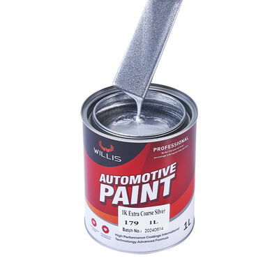 Factory Supplied Extra Coarse Silver Liquid Coating Automotive Clear Coat Thinner Hardener Plastic Coating Spray Application Car