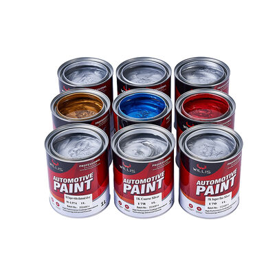 High Quality 1K Silver Metallic Car Paint Clear Coat Acrylic Resin Body Filler and Thinner for Car Body Repair &car Repair Paint