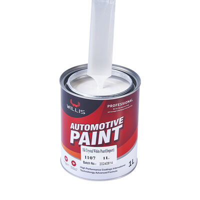 WILLIS Factory Supply 1K Crystal White Pearl Acrylic Resin Spray Liquid Coating for Car Paint and Plastic Coating