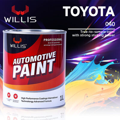 Peinture solide 2K brillante, personnalisable, à séchage rapide, pour la finition automobile et les retouches de peinture
