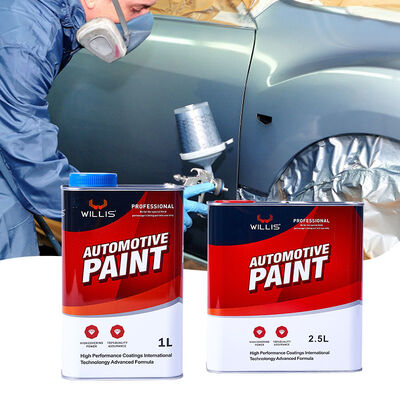 Willis W990 Résine acrylique transparente revêtement brillant pour peinture automobile Refinition avec revêtement plastique Application facile de pulvérisation