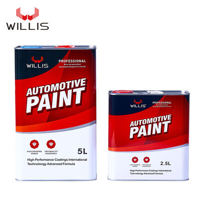 Willis W990 Résine acrylique transparente revêtement brillant pour peinture automobile Refinition avec revêtement plastique Application facile de pulvérisation
