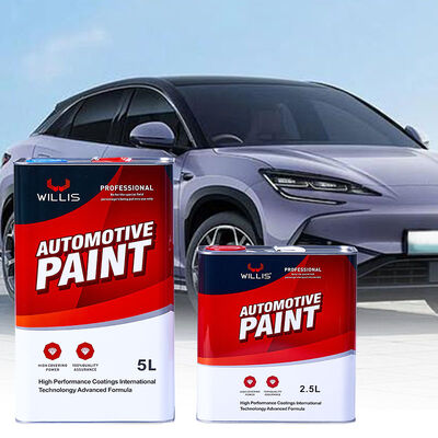 Willis W990 Résine acrylique transparente revêtement brillant pour peinture automobile Refinition avec revêtement plastique Application facile de pulvérisation