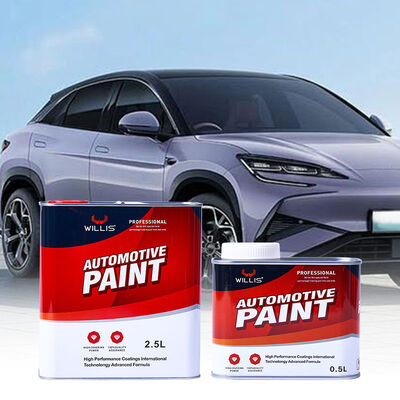 Willis W990 Résine acrylique transparente revêtement brillant pour peinture automobile Refinition avec revêtement plastique Application facile de pulvérisation