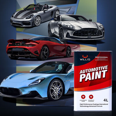 Vernis transparent mat acrylique 2K Willis High Solid pour automobile, revêtement de finition pour voiture, réparation de plastique automobile
