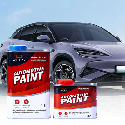 Résine acrylique 2K de haute qualité transparente Clearcoat Auto peinture durcisseur pour revêtement en plastique Application pistolet à pulvérisation Bon revêtement