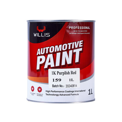 Directement de l'usine 1K pourpre rouge diluant de peinture automobile agent de durcissement liquide pour la peinture et la réparation de revêtements de couleur de véhicule