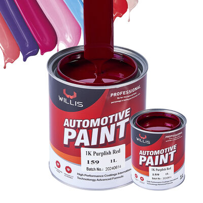 Directement de l'usine 1K pourpre rouge diluant de peinture automobile agent de durcissement liquide pour la peinture et la réparation de revêtements de couleur de véhicule