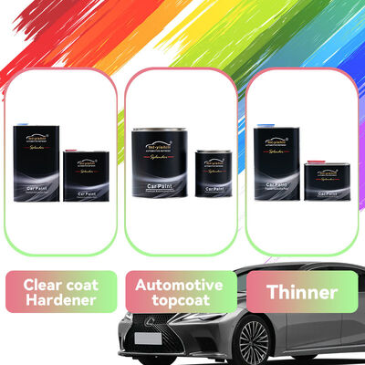 Factory Price Metallic Basecoat Auto Paint | 1K Pure Solid Color Acrylic Coating for Car Refinish | High Performance