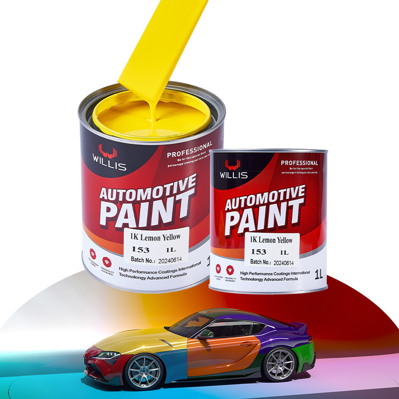 Couche métallique époxy anti rayures Peinture automobile 1K Pour le mélange du cadre automobile Peinture automobile Peinture de carrosserie automobile