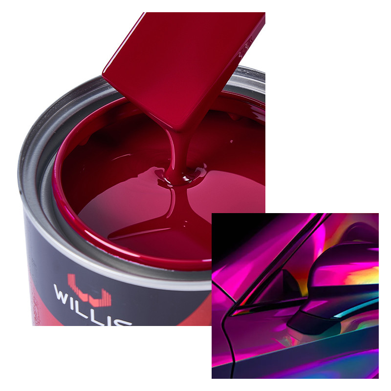 Bleu à séchage rapide Massif Blanc 1K Base Peinture de finition automatique Métallique Peinture bleue pour voiture Spray Primer Métallique Couleur de peinture automatique