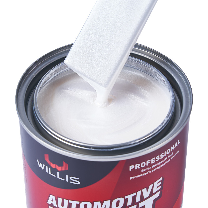 OEM 1K Pigment métallique Perle blanche Peinture automobile Peinture automobile Peinture plus fine Peinture haut manteau
