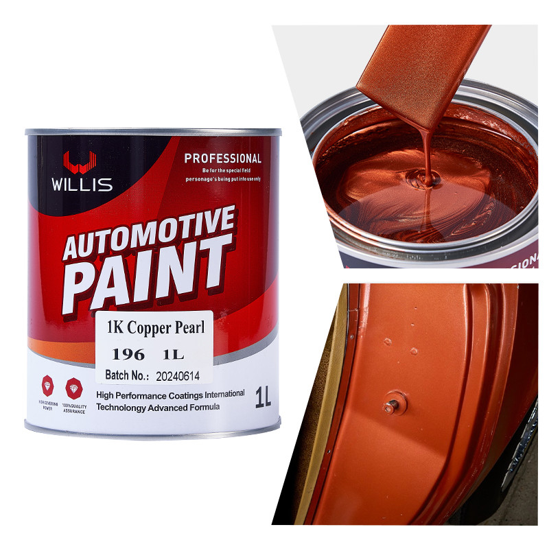L'usine fournit de la laque acrylique 1K Basecoat Perle Peinture automobile 1K Perle de cuivre OEM Disponible Auto Refinish Spray Peinture automobile