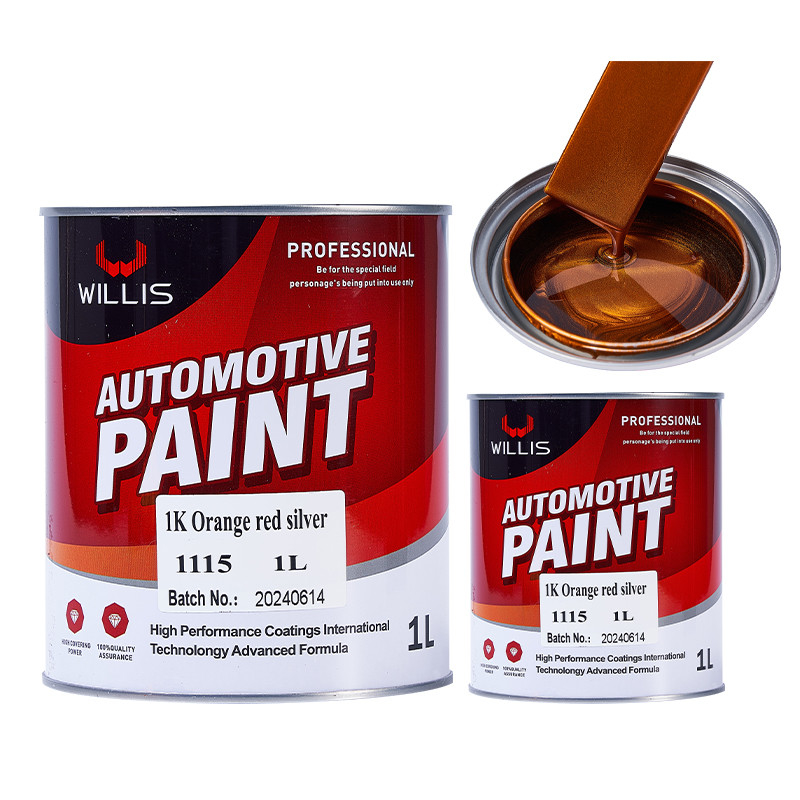 Peinture de voiture argentée mate pour pare-chocs en plastique Peinture métallique automobile Peinture pulvérisatrice