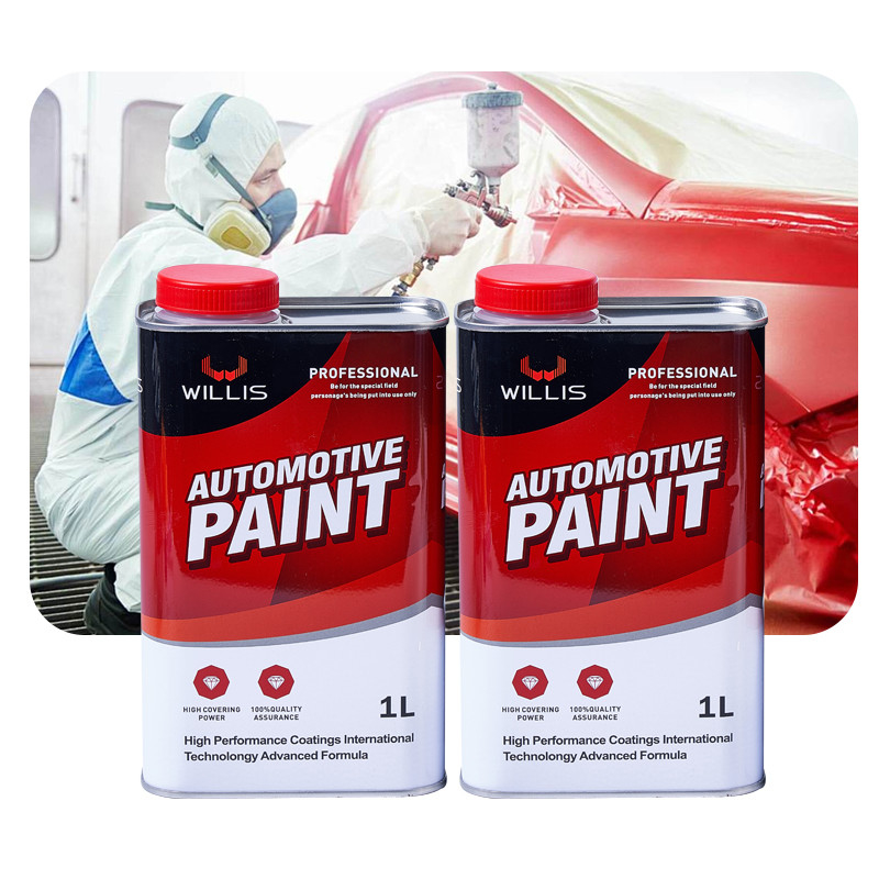 Réparation de peinture industrielle acrylique pour voiture 2k Peinture à pulvérisation pour voiture 2k Peinture automobile haute brillance
