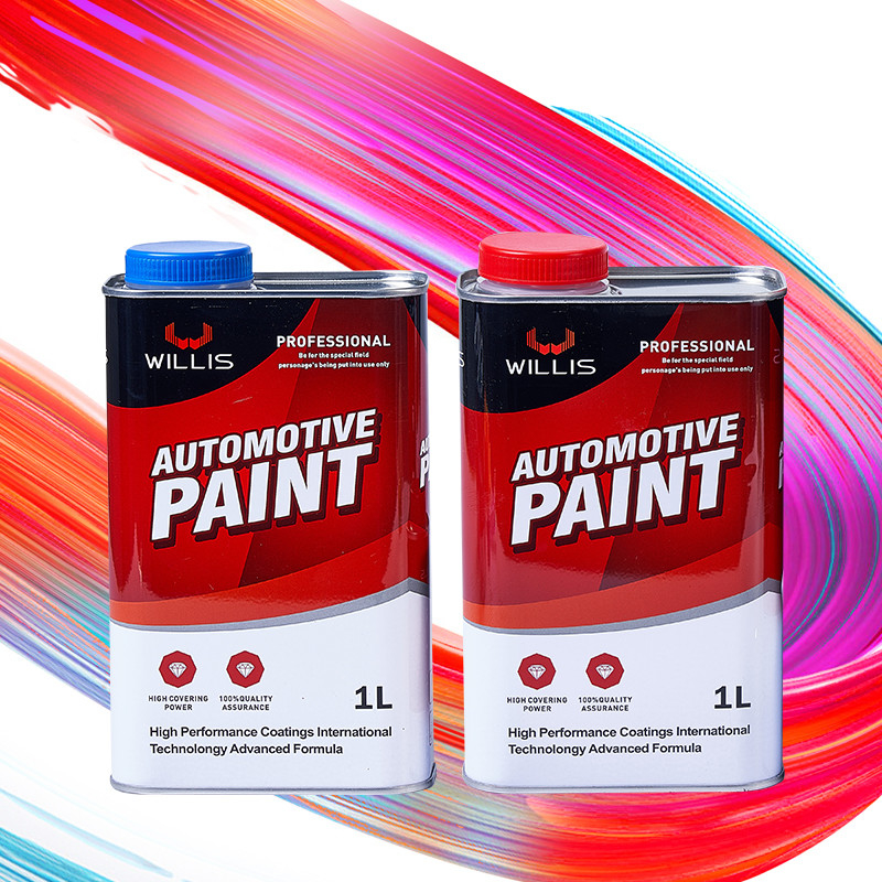 L'usine fournit de la peinture automobile à haute brillance à séchage lent 2k durcisseur OEM Disponible Peinture automobile à pulvérisation