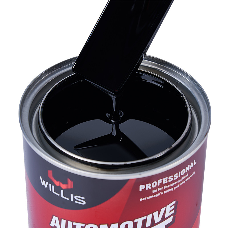 Peinture automobile acrylique époxy durable deux paquets Peinture automobile acrylique métallique rouge 2K bleutée extra noire