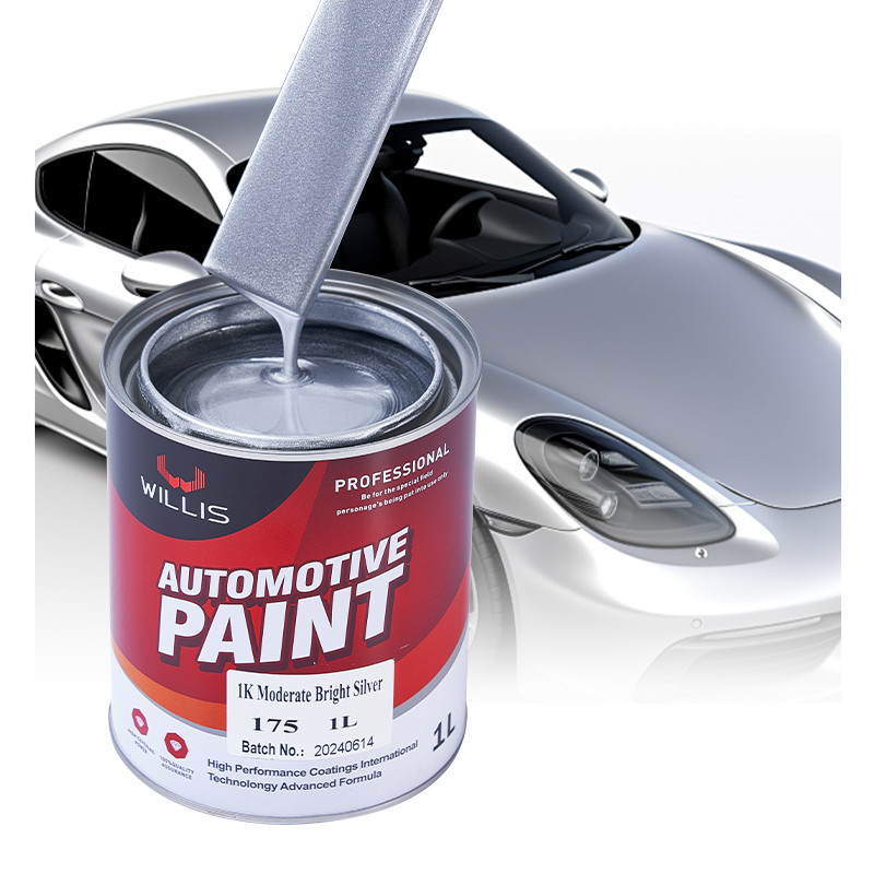 1K Primer Perle Argent Peinture métallique automobile standard épurateur 2K Primer époxy 1K argent Peinture de base métallique