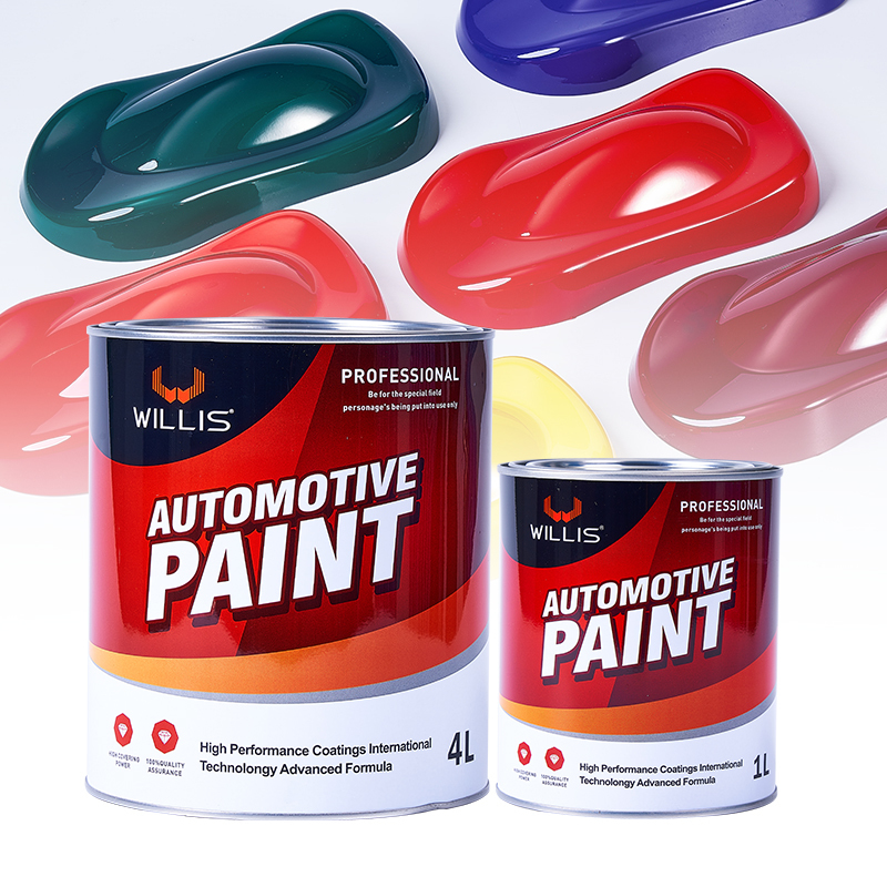 Peinture de retouche solide à deux composants et haute concentration pour voiture, pour revêtement automobile professionnel, peinture en aérosol