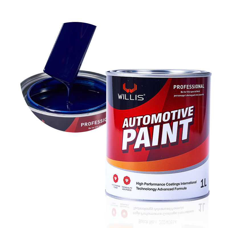 Peinture automobile acrylique 2K de haute qualité Peinture automobile bleu roux bleu automobile couleur métallique bon prix