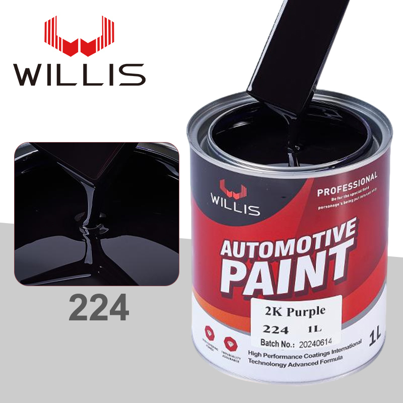 2K Purple Paint With Acrylic Resin And Spray Application For Automotive Repair,Provide Clear Coat,Hardener, Thinner, Pearl Paint,Silver Paint, 2K/1K Primer,2K/1K Binder ,Putty Wait
