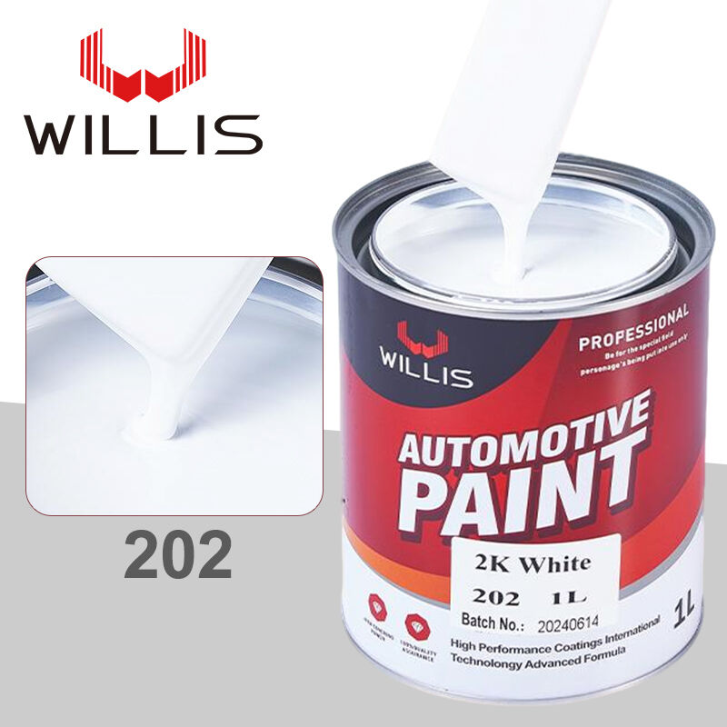 WILLIS 202 OEM 2K Résine acrylique de voiture Topcoat-options multicolores Application de pulvérisation Inclut un diluant de peinture