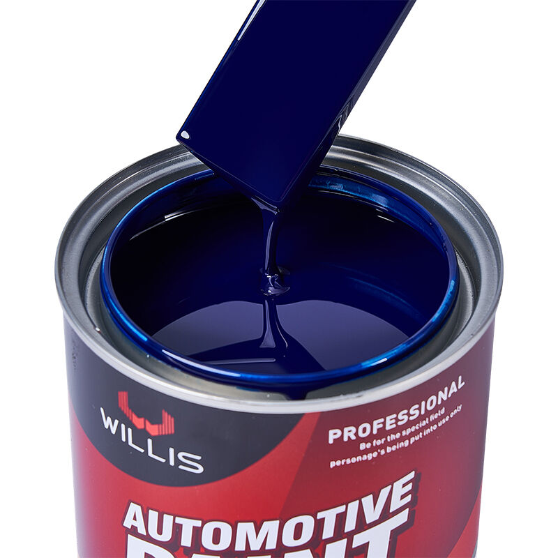 Peinture automobile en aérosol acrylique 2K Bleu-Rouge Métallisé, idéale pour la réparation automobile et disponible en plusieurs couleurs
