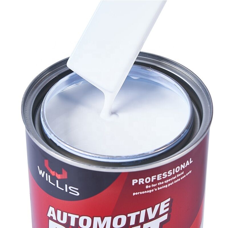 Peinture en aérosol transparente blanche pour voiture 1K, résine acrylique monocomposant pour réparation automobile