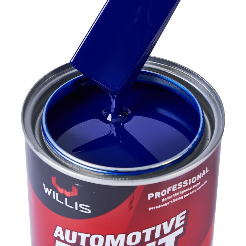 1K peinture bleu ultramarine pour voiture à pulvériser une composante de résine acrylique peinture liquide de réparation de voiture couleur solide route du navire fabriqué en Chine