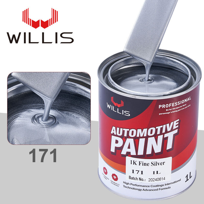China Customizable 1K Silver Liquid Coating Ultra-Low Priced Acrylic Resin Car Paint Varnish Multiple Colors Spray Application