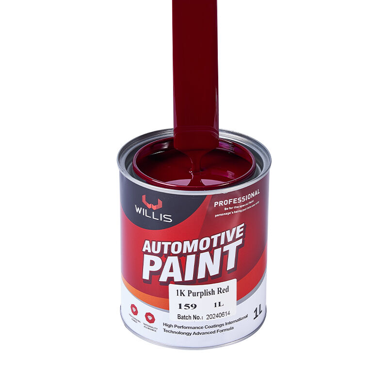 Directement de l'usine 1K pourpre rouge diluant de peinture automobile agent de durcissement liquide pour la peinture et la réparation de revêtements de couleur de véhicule
